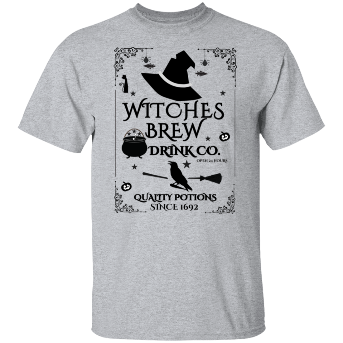 Halloween Witches Brew Drink Co. Pullover Sweatshirt and T-Shirt!
