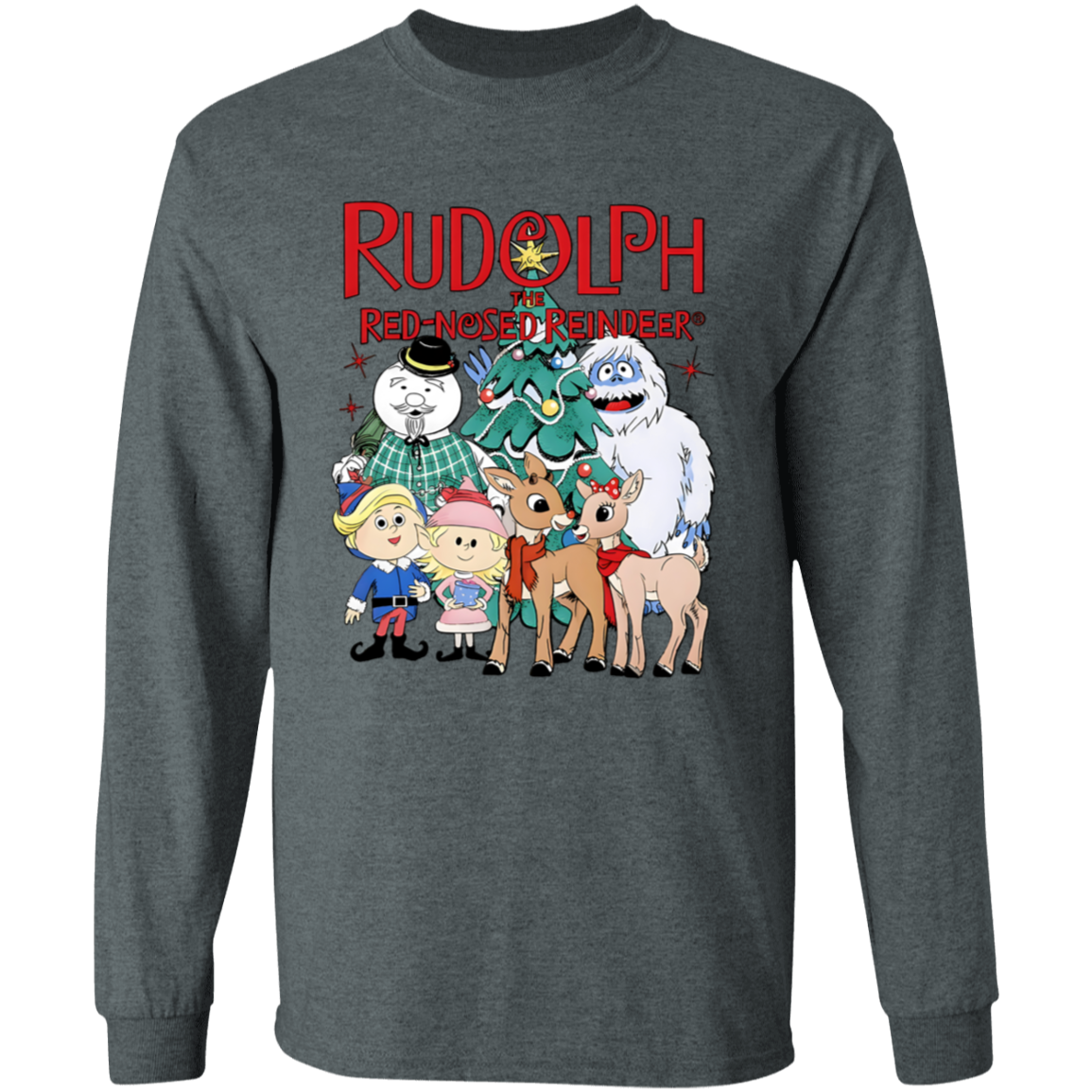 Rudolph the Red Nose Reindeer Christmas LS T-Shirt!