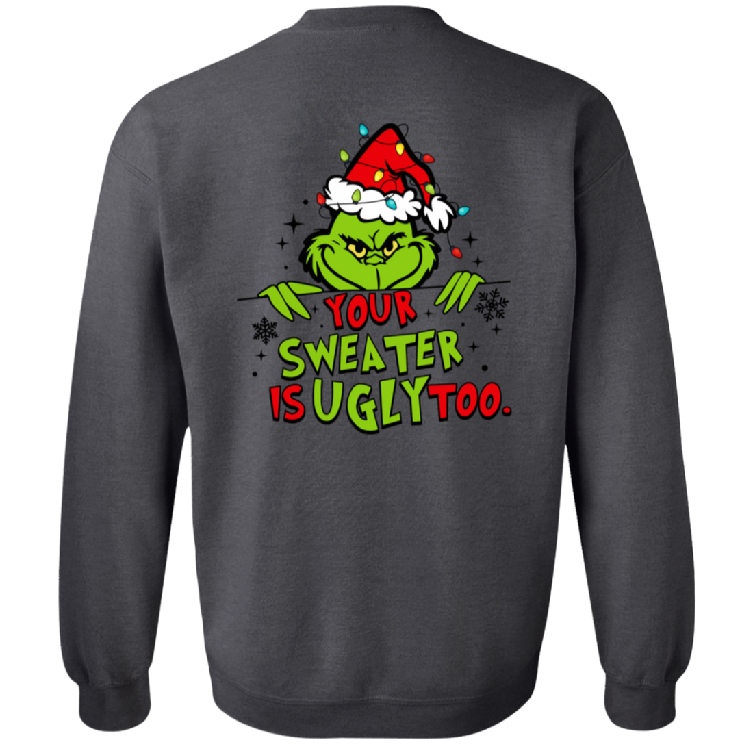 Grinch-Style “Ugly Sweater Roast” Holiday Hoodie Funny Christmas Sweatshirt/Hoodie