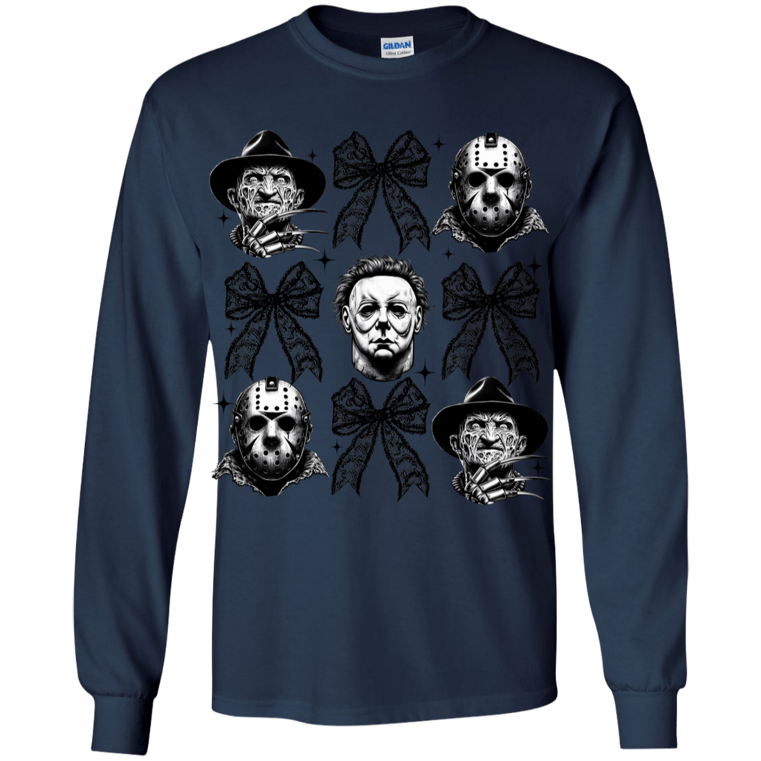 Halloween Coquette Horror Characters Youth T-Shirts!