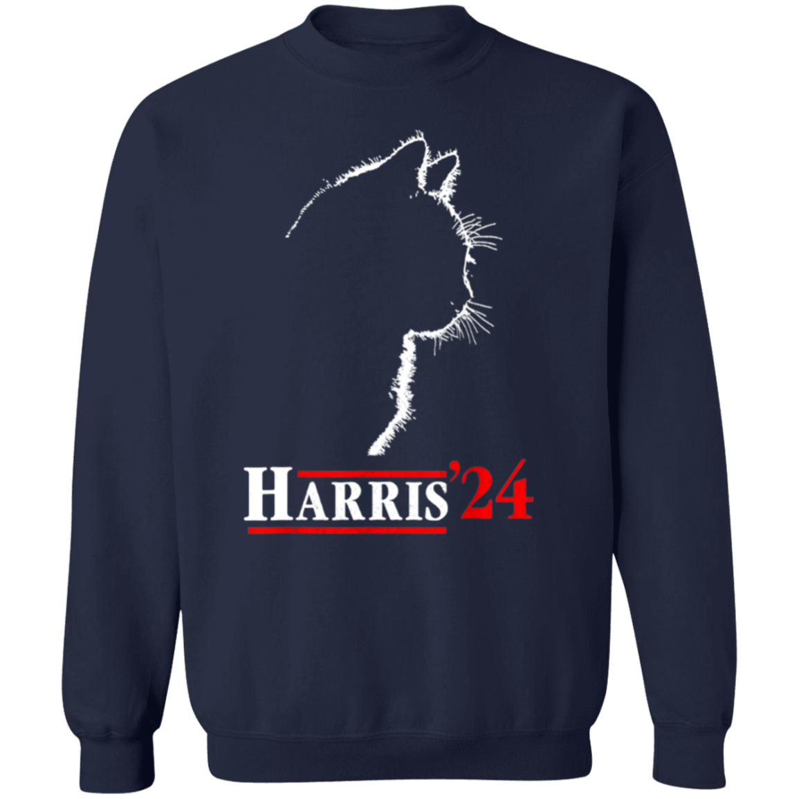 Cat Ladies for Harris  Crewneck Pullover Sweatshirt