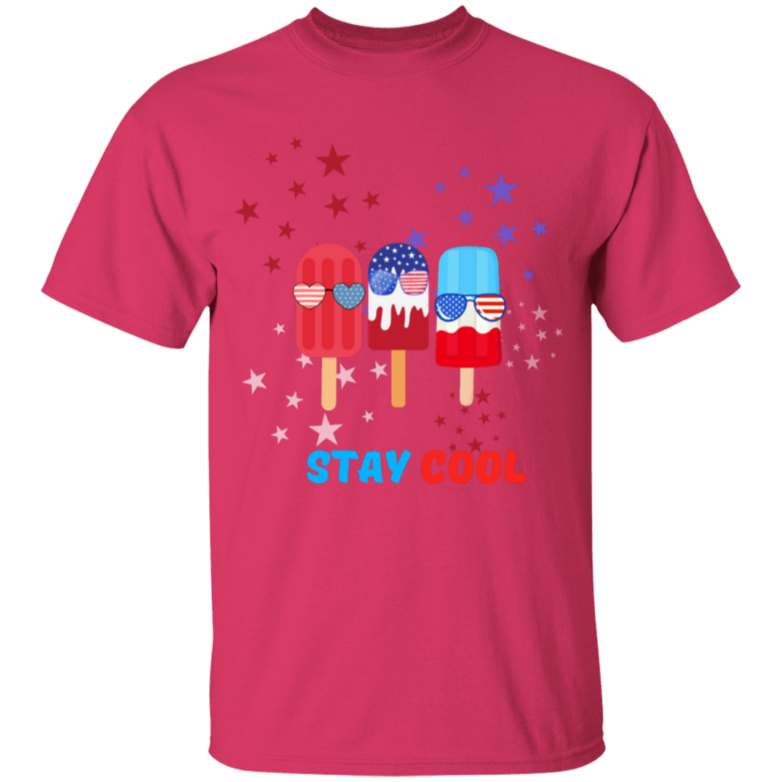 "Stay Cool" Summertime Fun Youth 100% Cotton T-Shirt