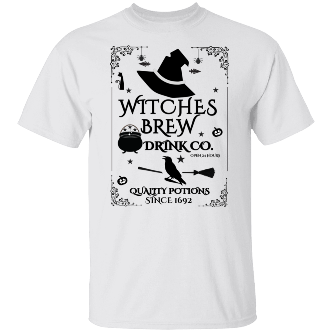 Halloween Witches Brew Drink Co. Pullover Sweatshirt and T-Shirt!