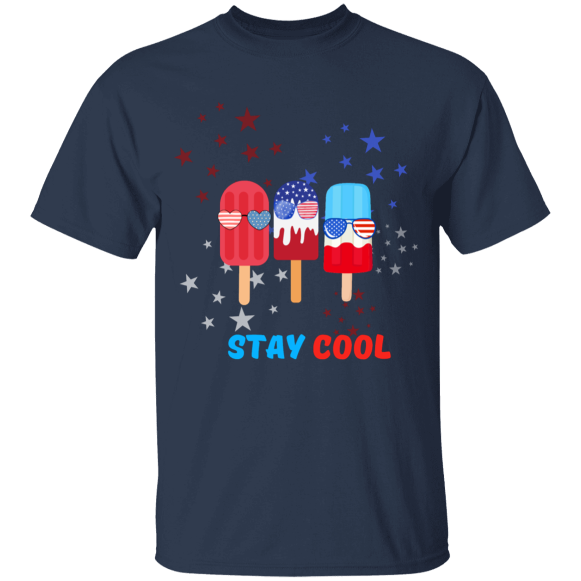 "Stay Cool" Summertime Fun Youth 100% Cotton T-Shirt