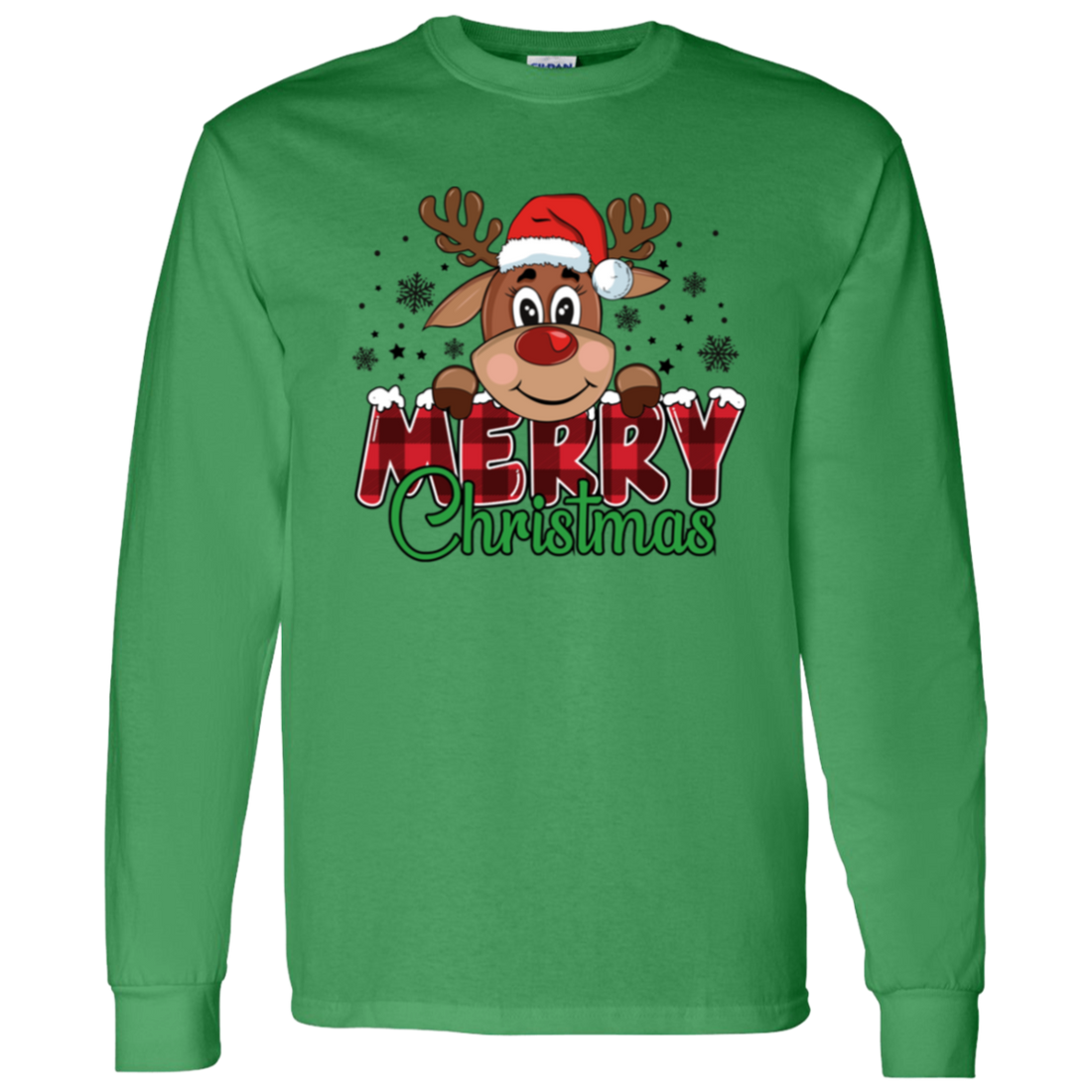 Funny Christmas Reindeer Adult Sweatshirt | Youth T-Shirt | Great Gift