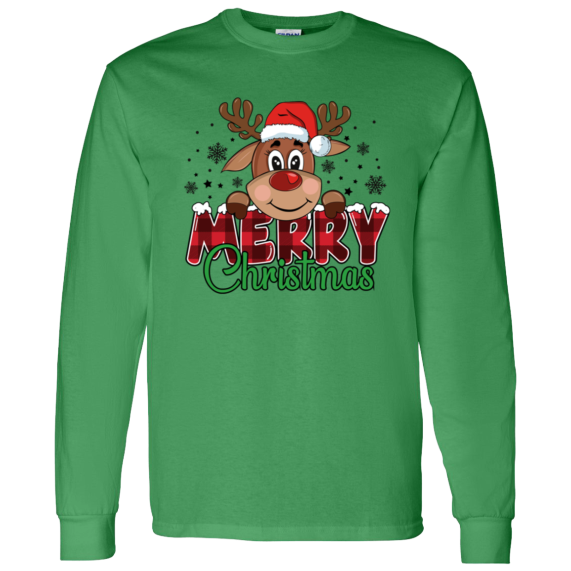 Funny Christmas Reindeer Adult Sweatshirt | Youth T-Shirt | Great Gift