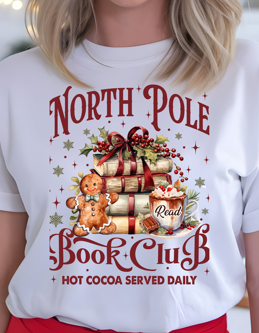 "North Pole Book Club" Holiday T-Shirt/Sweatshirt!