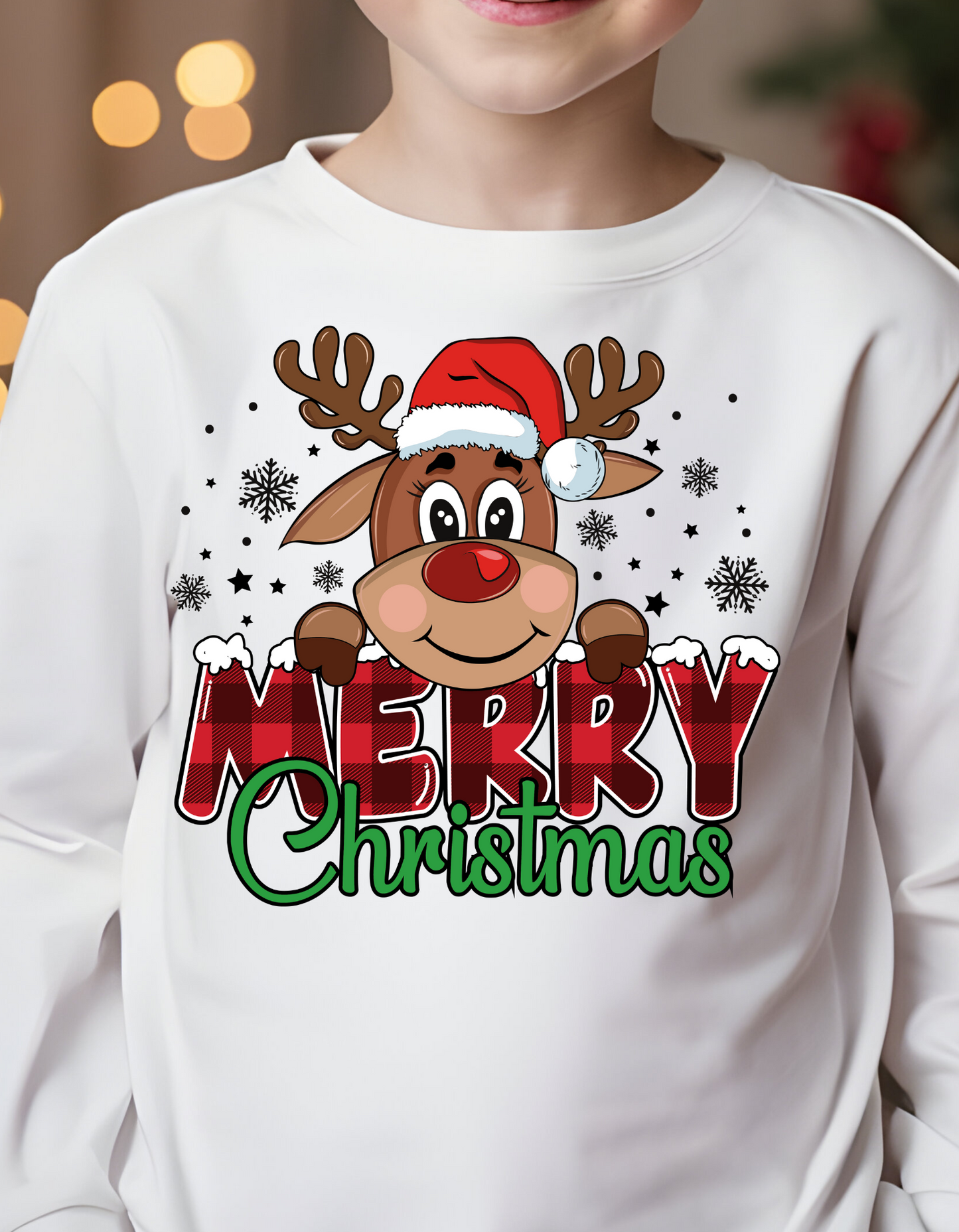 Funny Christmas Reindeer Adult Sweatshirt | Youth T-Shirt | Great Gift