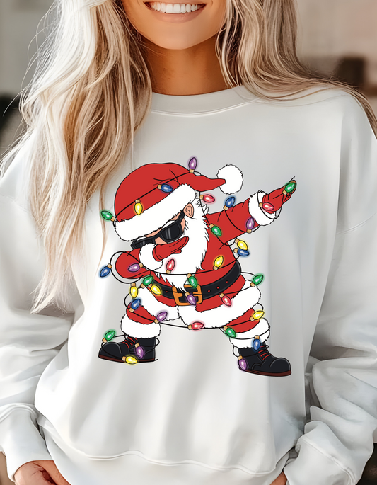 Dabbing Christmas Santa | Holiday Sweatshirt/LS T- Shirt!