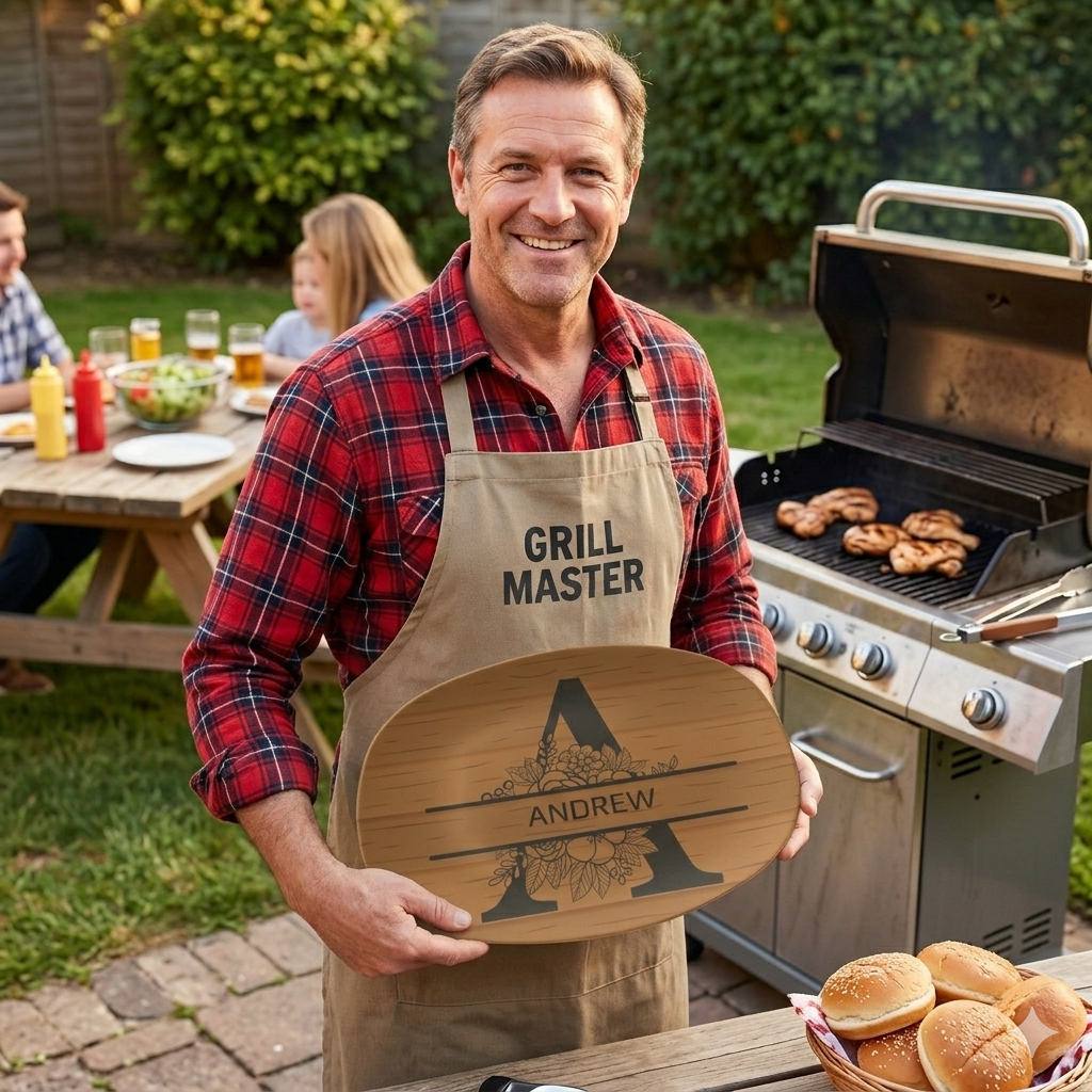 “The Personalized Platter Every Dad Will Use This Father’s Day”, “Add your family name “Customize Your Platter Below”