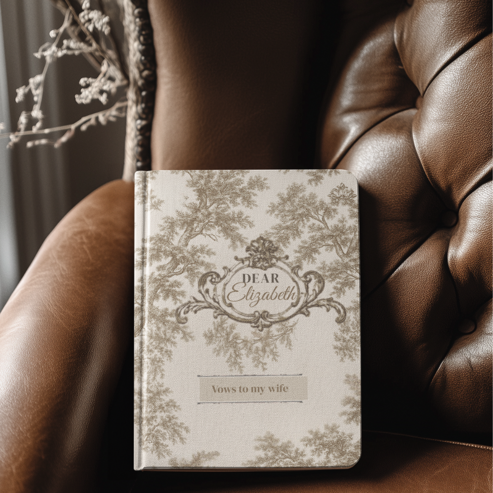 Wedding Vow Books His And Her Vow Books Custom Elegant Wedding Keepsake