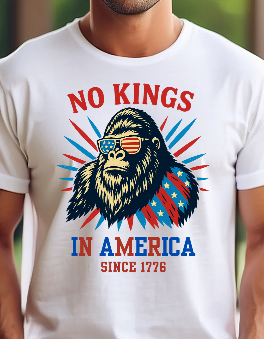 No Kings in USA Shirt, July 4th No Kings Since 1776 T- Shirt!