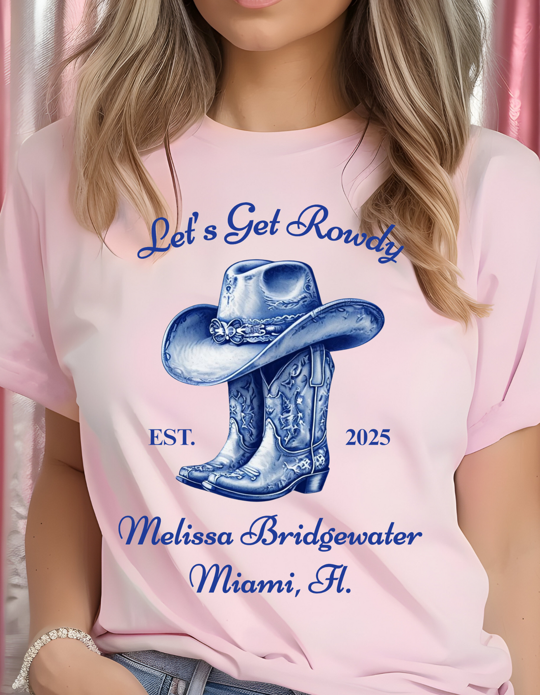 Bachelorette Party Shirt, Custom Bridesmaid T-shirt, Personalized Bridal Shower Tee
