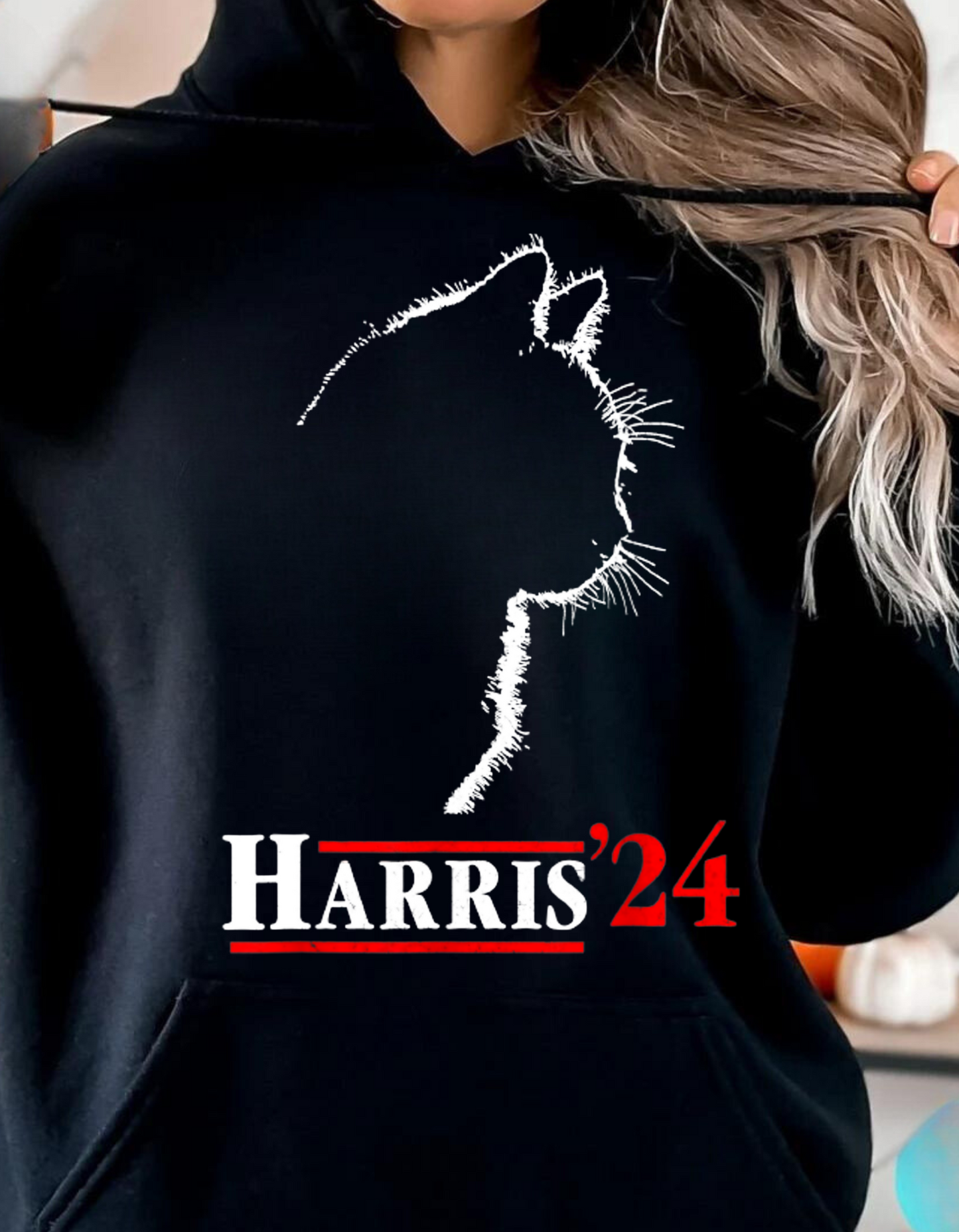 Cat Ladies for Harris  Crewneck Pullover Sweatshirt