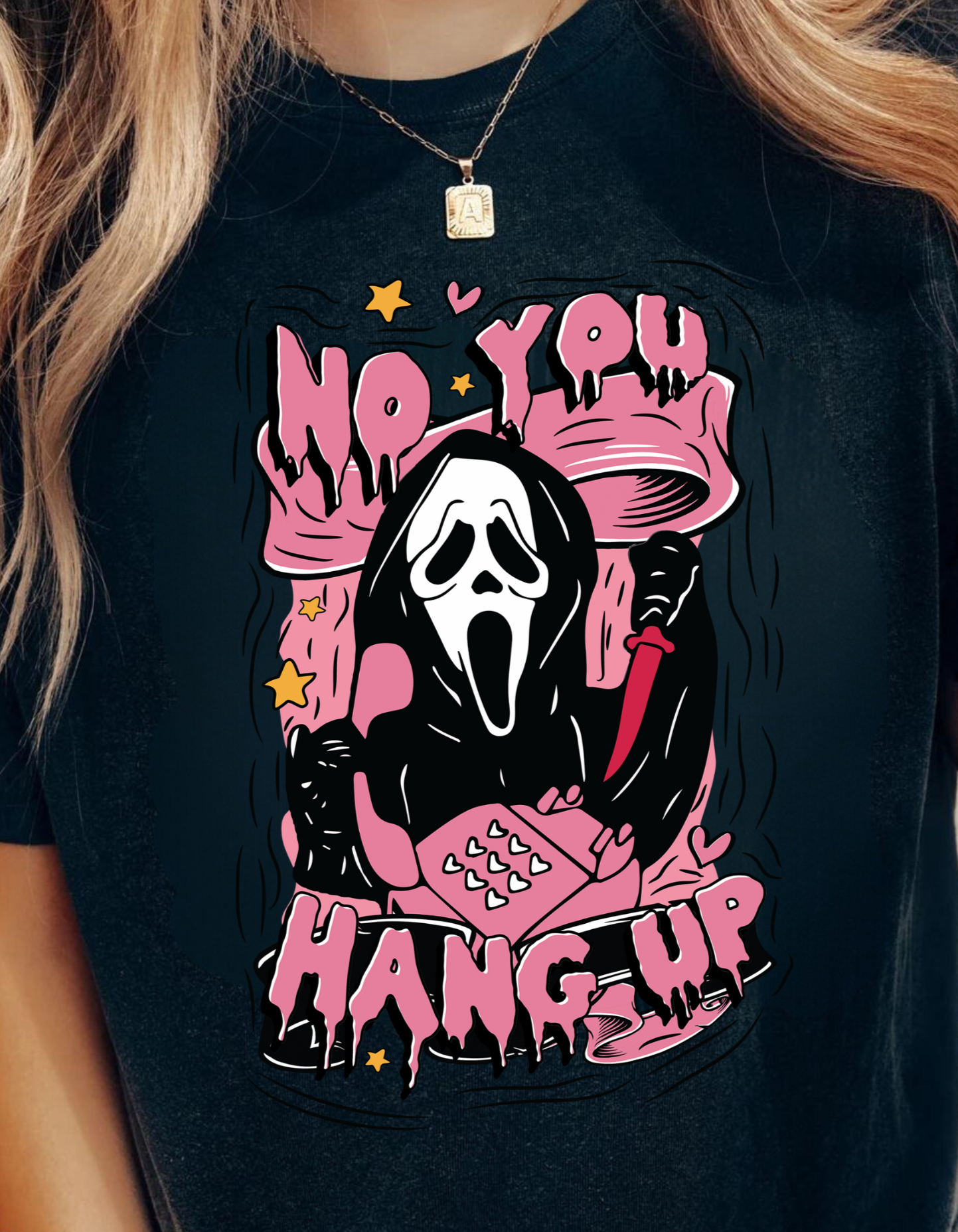 No You Hang Up T-Shirt | Halloween Shirt | Ghost Tee  Shirt  | Gift