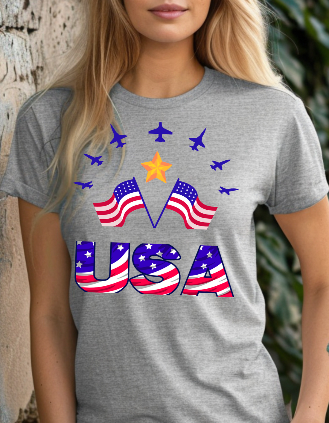 American Flag Shirts, 4th of July Short Sleeve | Patriotic T-Shirt