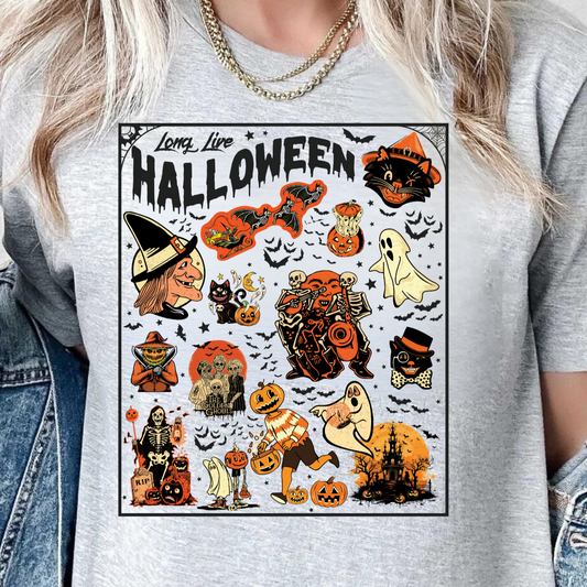 Retro Halloween Shirt, Long Live HalloweenT-Shirt