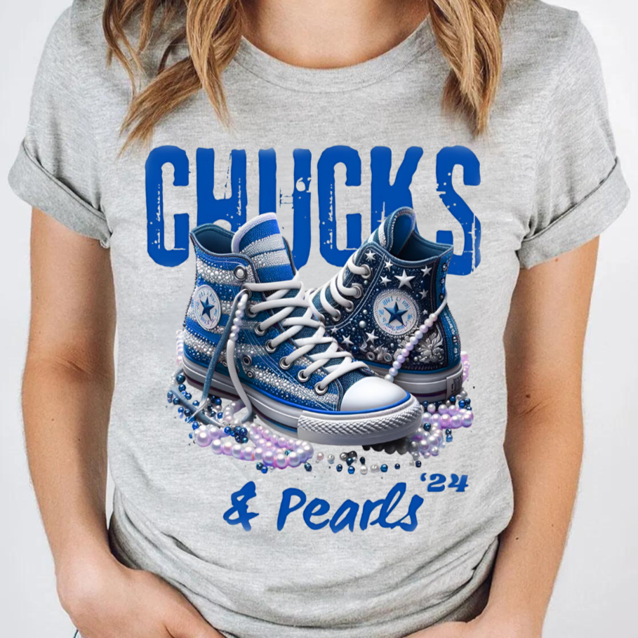 "Chucks & Pearls" 2024 T-Shirt