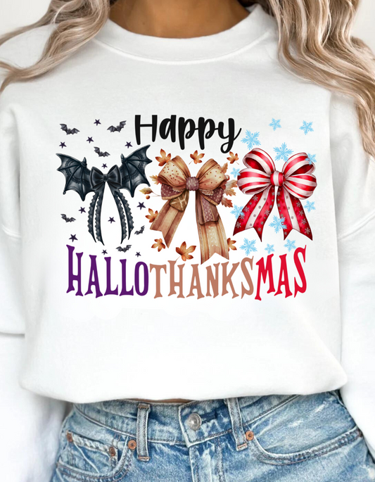 Happy HalloThanksmas Halloween Shirts!