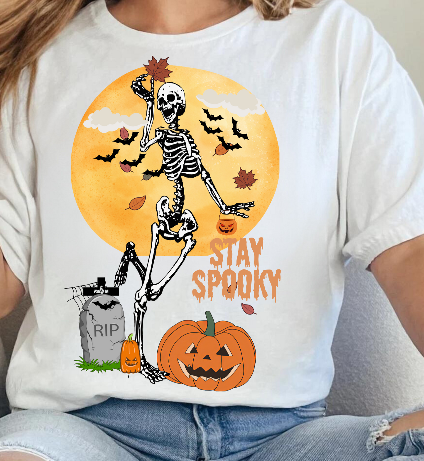 Halloween "Stay Spooky" Short Sleeve T-Shirt