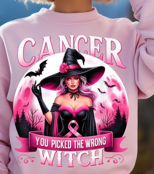 Halloween Witch "Cancer Month" T-Shirt and Sweatshirt!