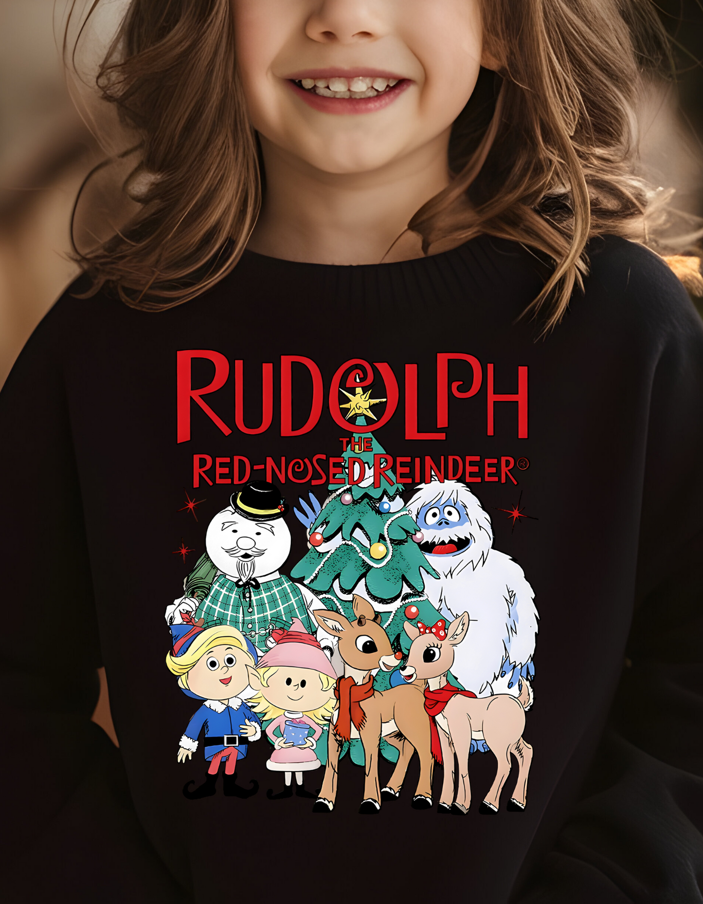 Rudolph the Red Nose Reindeer Christmas Youth Pullover Shirt!