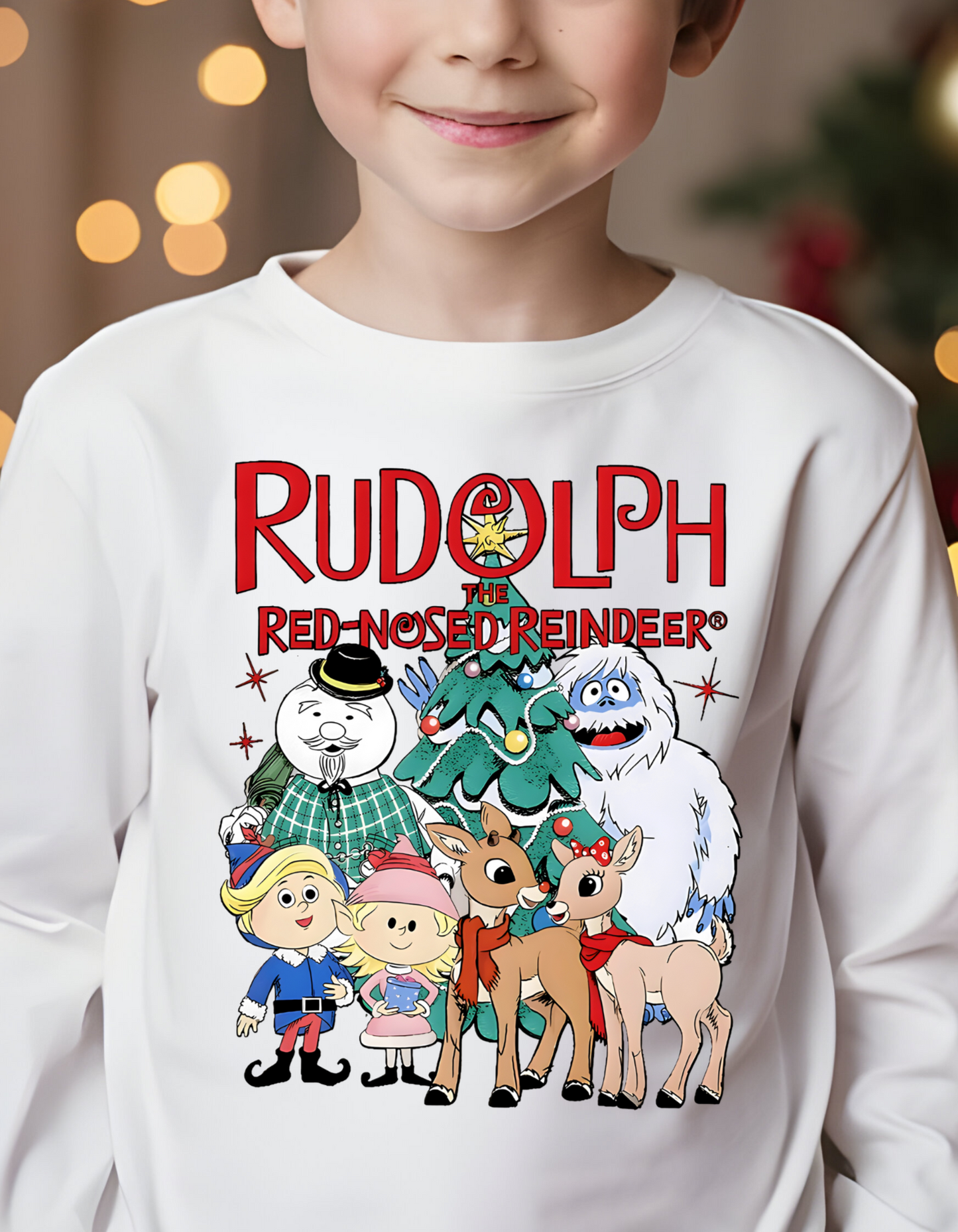 Rudolph the Red Nose Reindeer Christmas Youth Pullover Shirt!