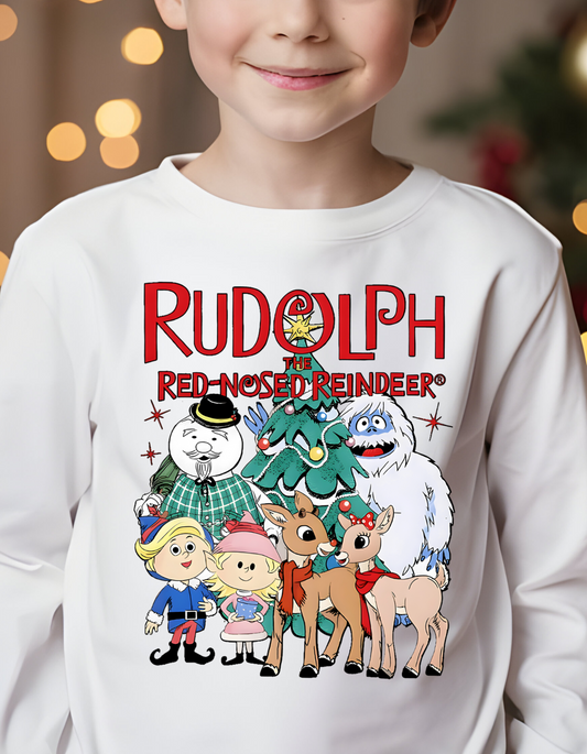 Rudolph the Red Nose Reindeer Christmas Youth Pullover Shirt!