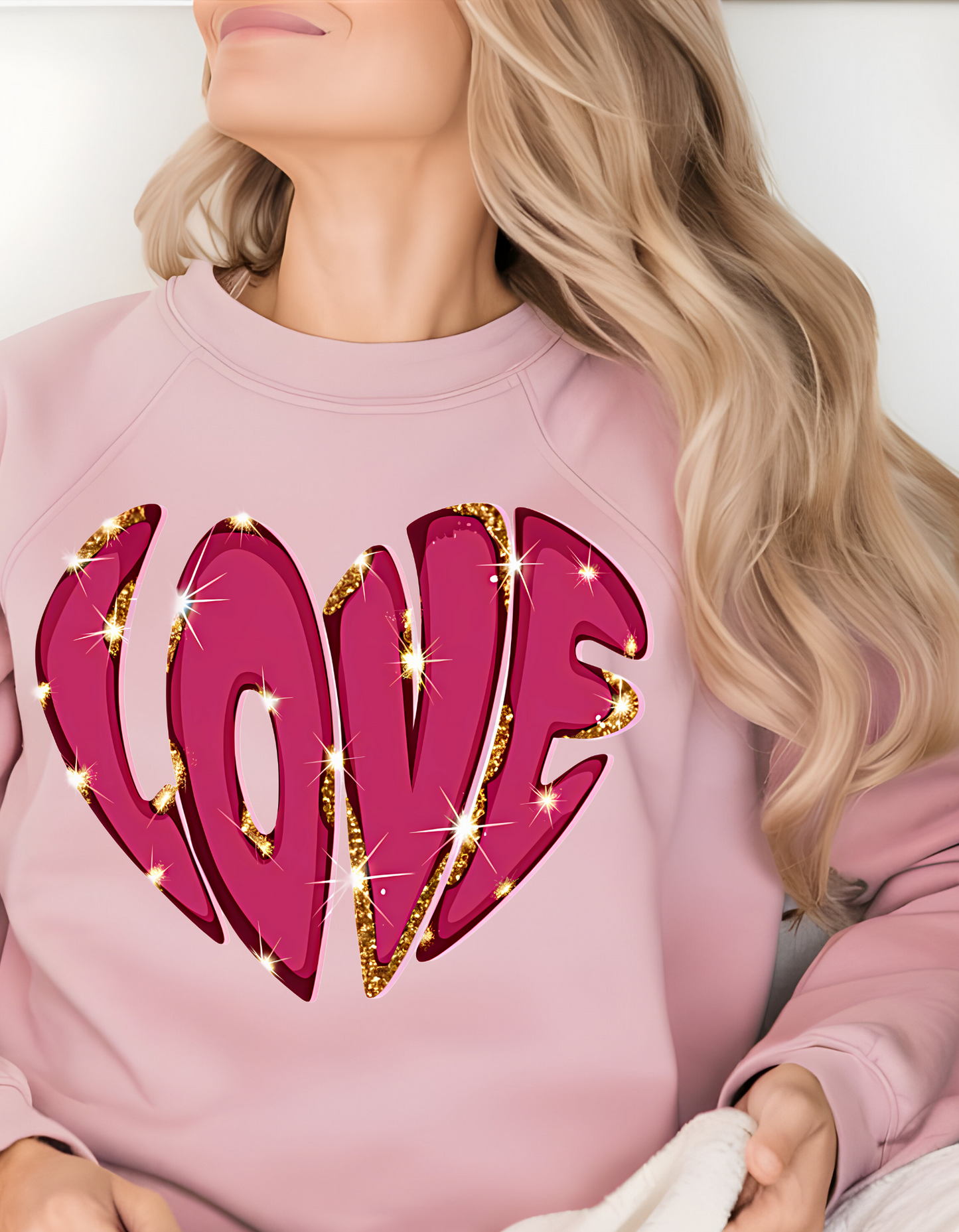 Valentine "LOVE" Pullover Sweatshirt |T Shirt for your loved one!