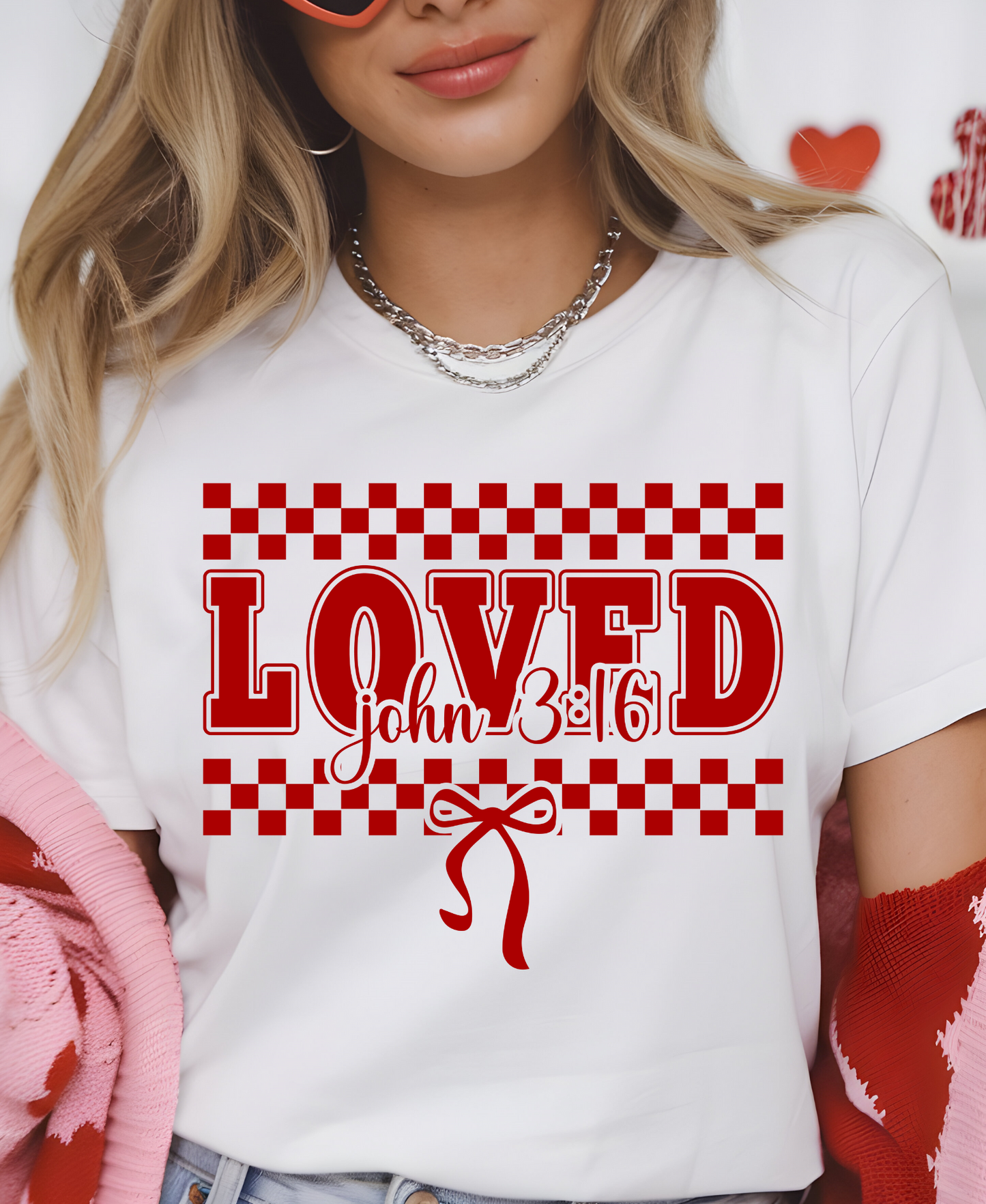 Valentine You Are "LOVED" S/L T-Shirt for your loved one!