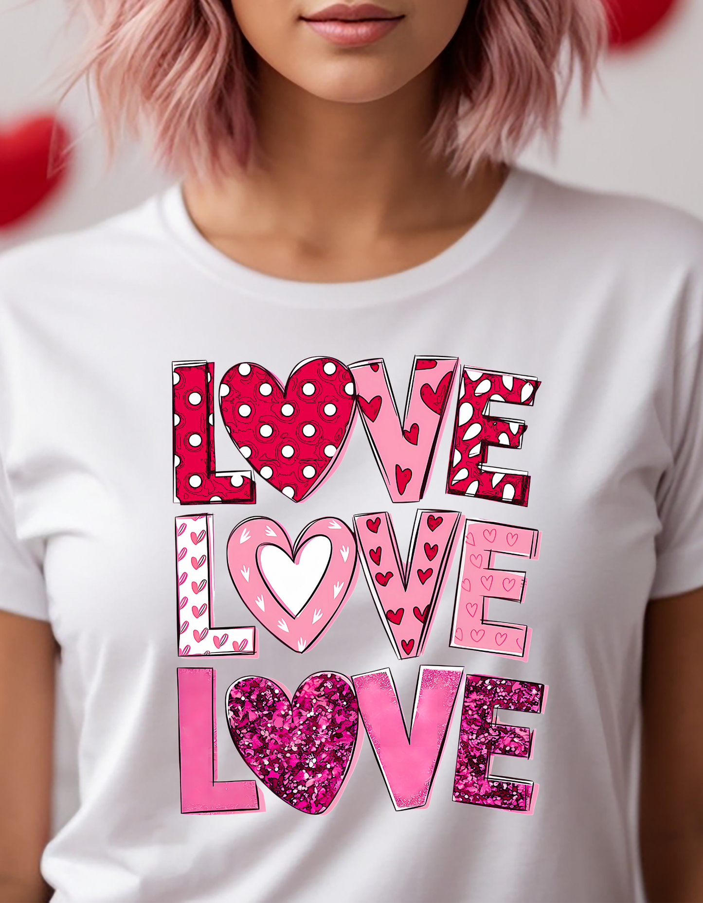 Valentine Season "LOVE" S/L T-Shirt