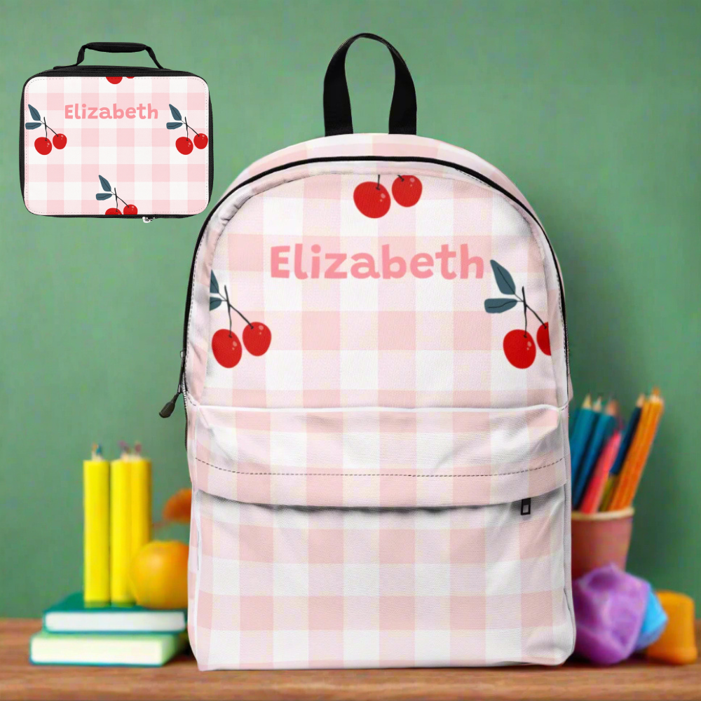 Personalized Kids Backpack & Lunch Bag, First Day of School Gift