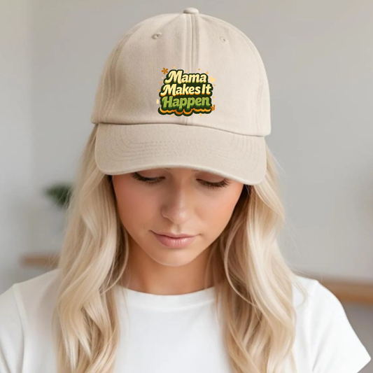 Mama Makes It Happen Hat | Everyday Mom Life Baseball Cap, Classic Cap
