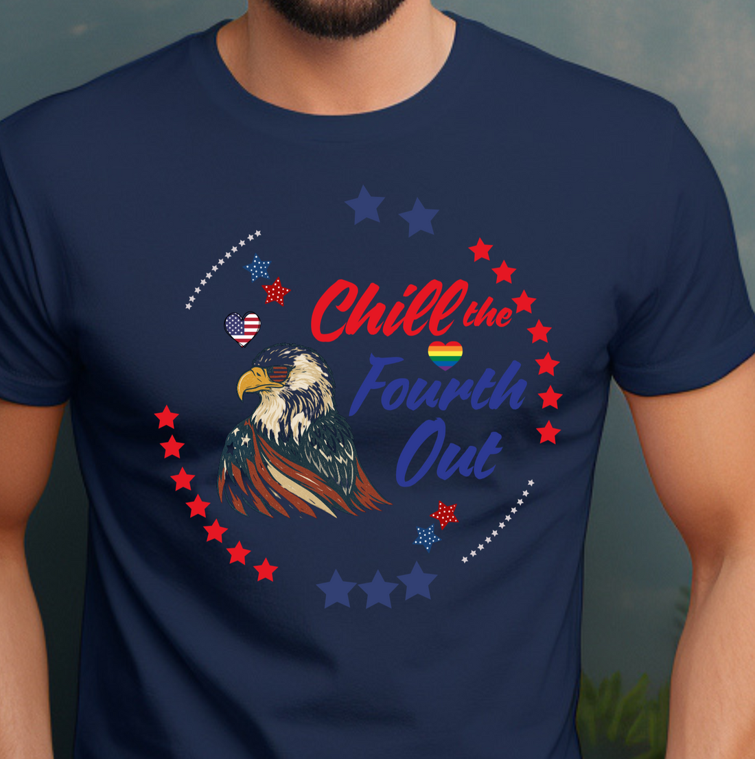 Chill The Fourth Out Shirt, Pride 4th Of July T-shirt, Independence Day Tee