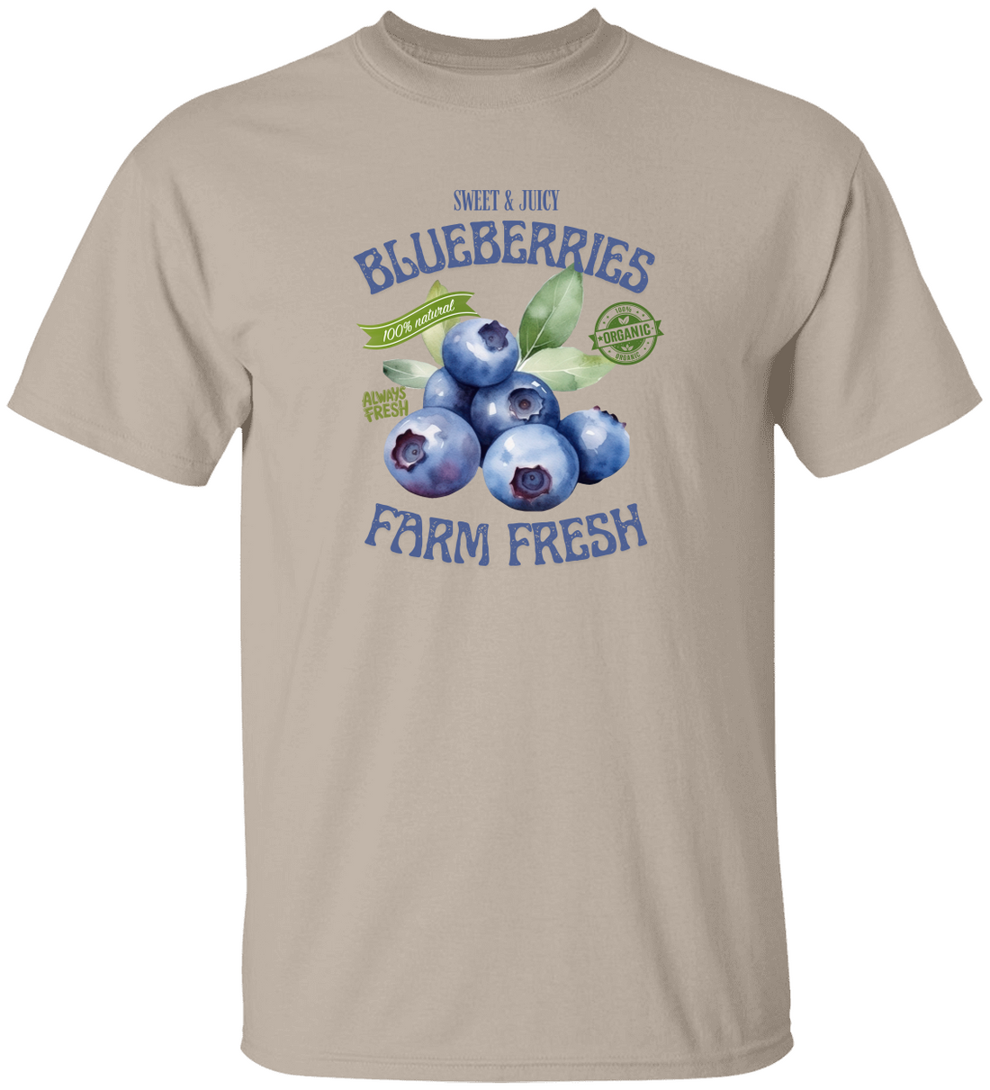 Organic Blueberry Farm Fresh Tee