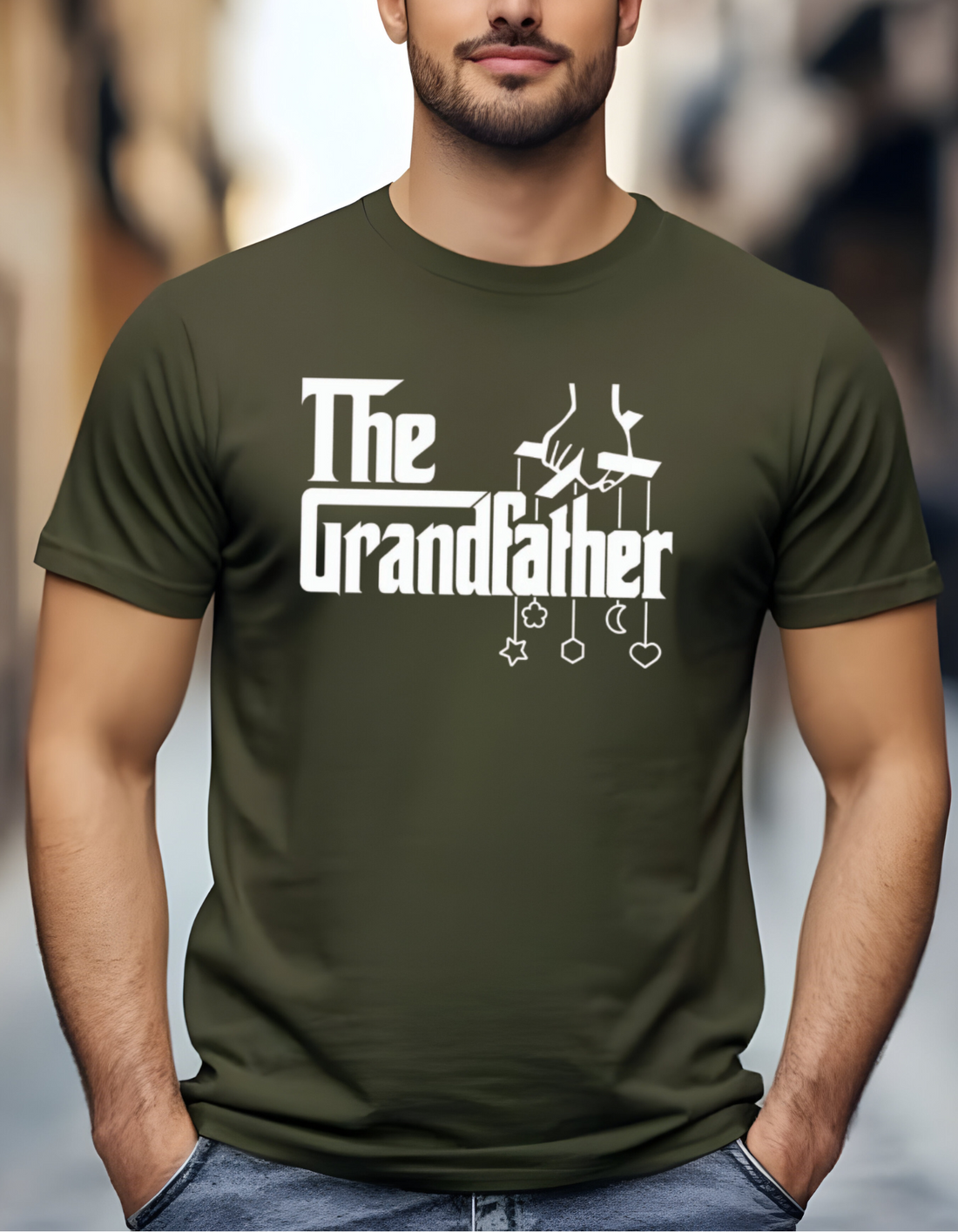 The Grandfather T-Shirt , Gift for Grandpa , Paternity Shirt , Fathers Day Gift