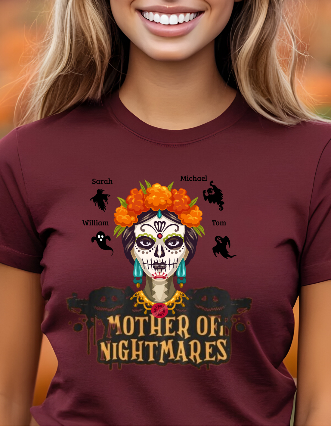 Custom "Mother of Nightmares" Halloween Funny Tee