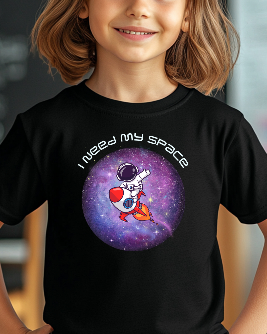 Kids Astronaut Tee, Space Adventure Shirt, Rocketship Graphic Tee, Fun Kids Gift, Cotton Blend Tee