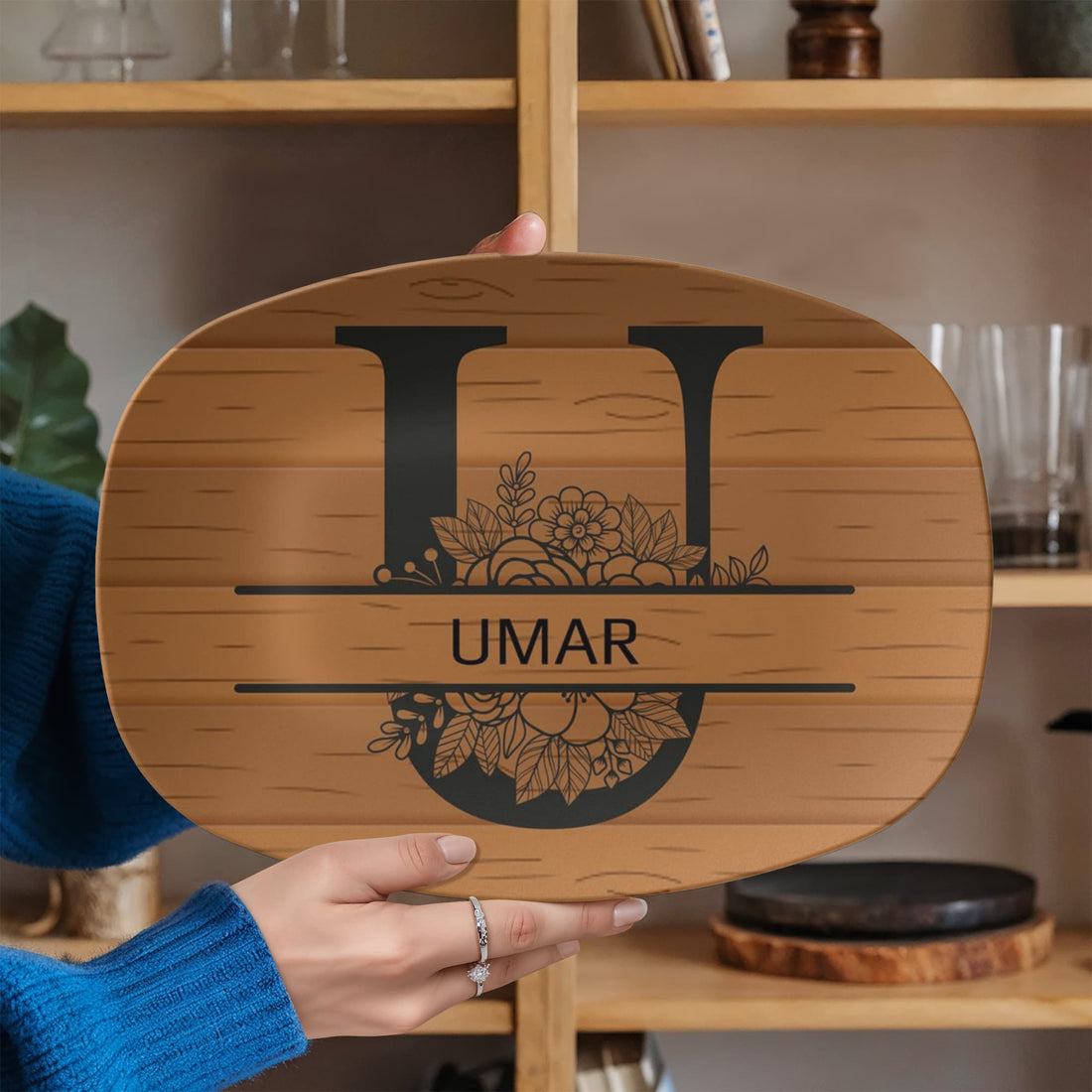 “The Personalized Platter Every Dad Will Use This Father’s Day”, “Add your family name “Customize Your Platter Below”
