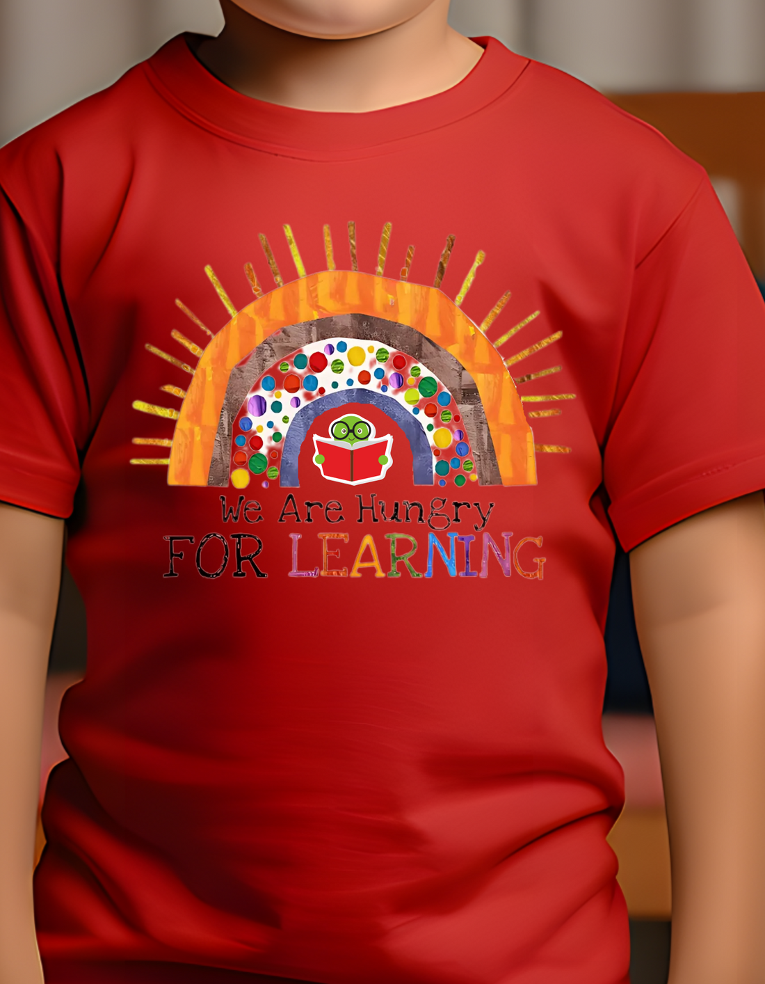 We Are Hungry For Learning Shirt, Back To School Gift, 1st Day Of School!