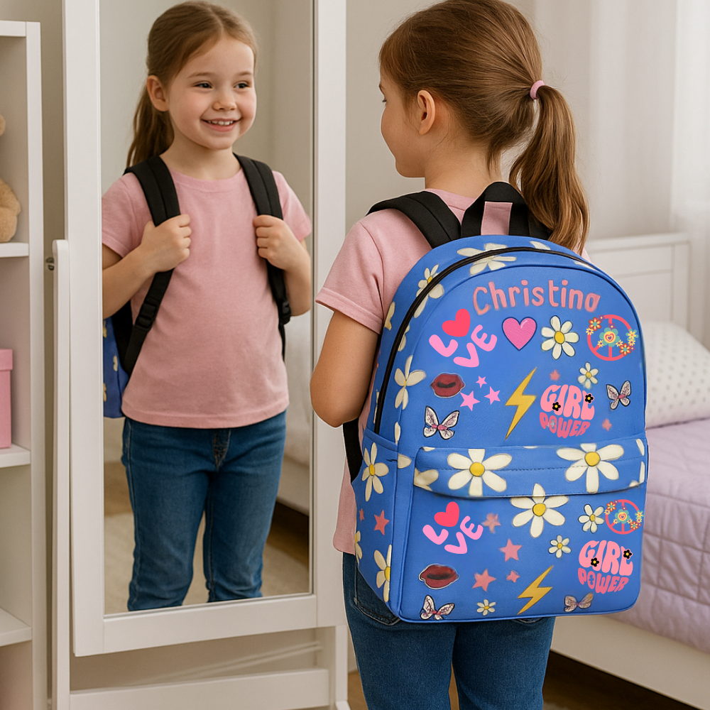 Personalize Back to School "Girl Power" Classic Backpack