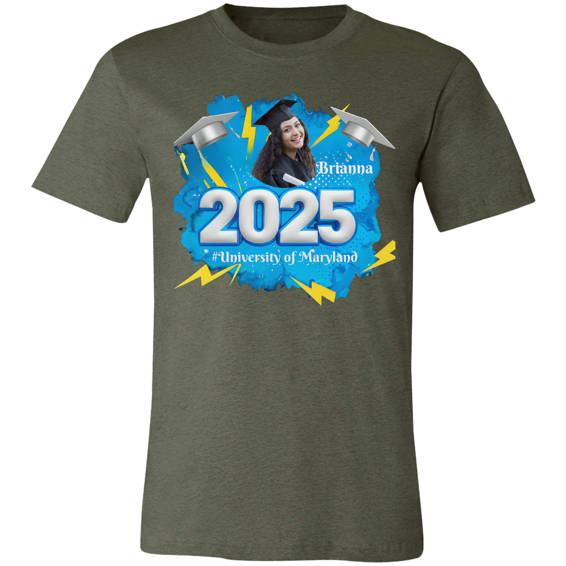 Personalized Graduation 2025 Shirts, Senior Grad Shirt, Custom Photo Tee