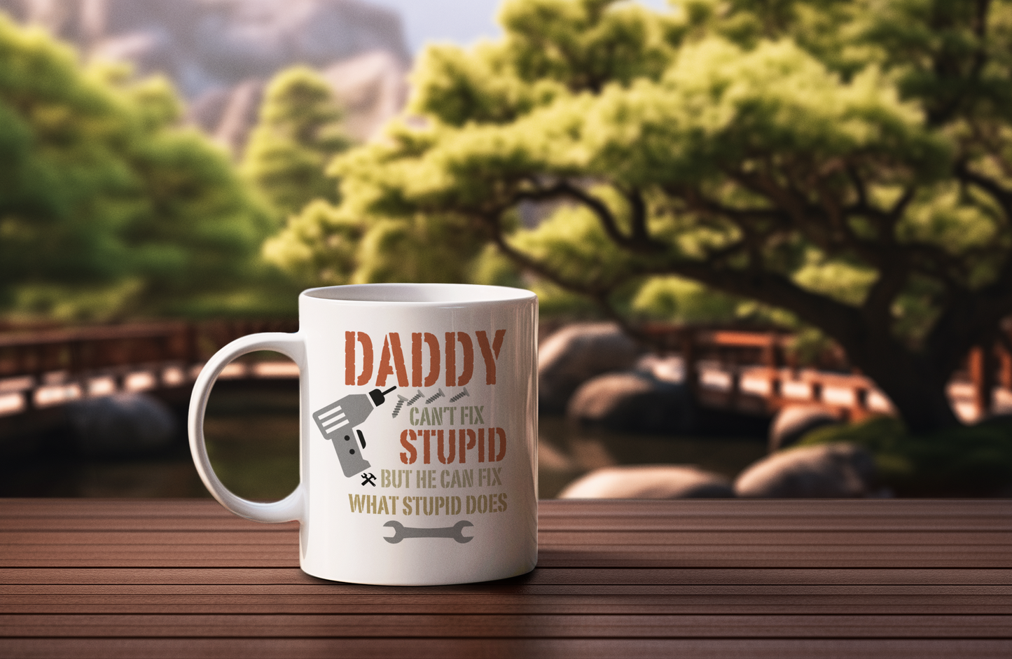 To Dad "Dad Can Fix" 11oz White Mug