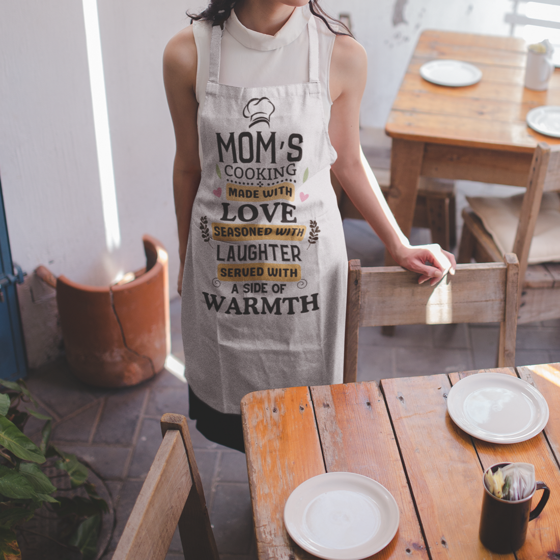 Kitchen Apron for Mom/Grandmom "Elevate her kitchen style"