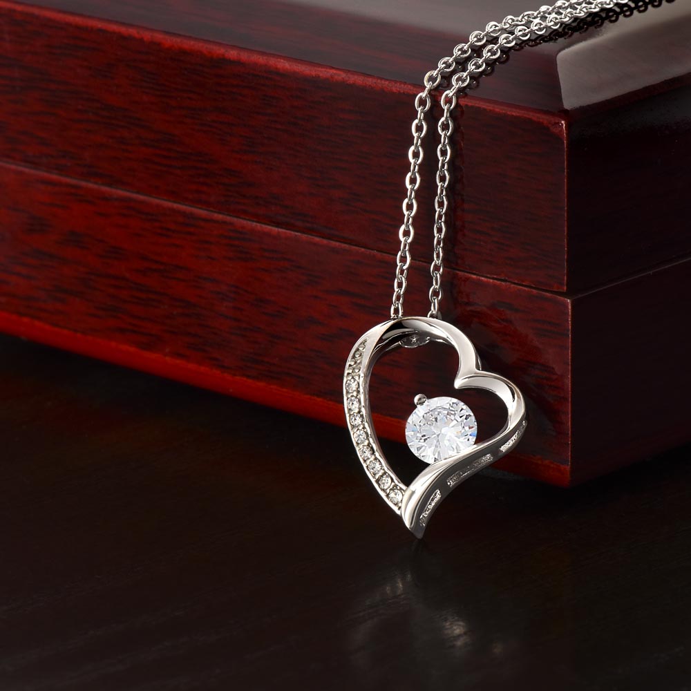 To My Daughter from Dad "Always have your Back" Forever Love Necklace