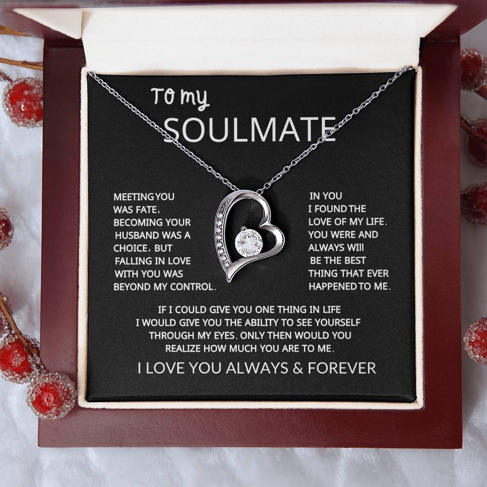 To My Wife "Always & Forever" Forever Love Necklace | Anniversary | Birthday| Mother's Day
