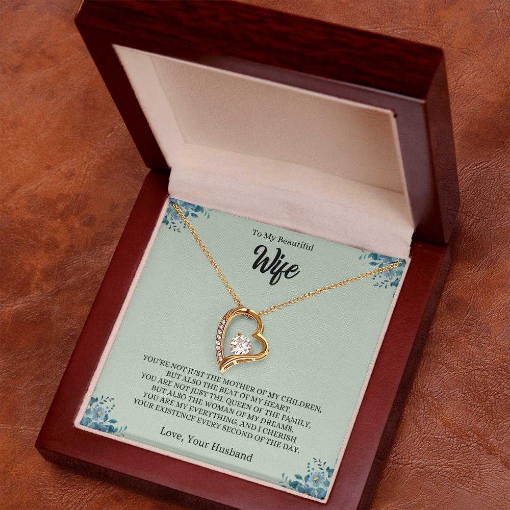To My Wife "You Are My Everything" Forever Love Necklace