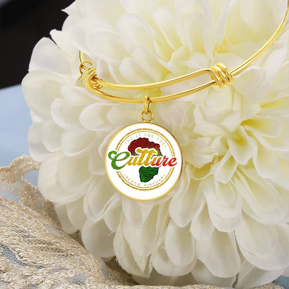 "DO IT FOR THE CULTURE" CIRCLE BANGLE