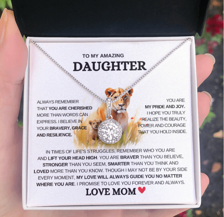 To My Daughter "Stronger than you seem" Eternal Hope Necklace!