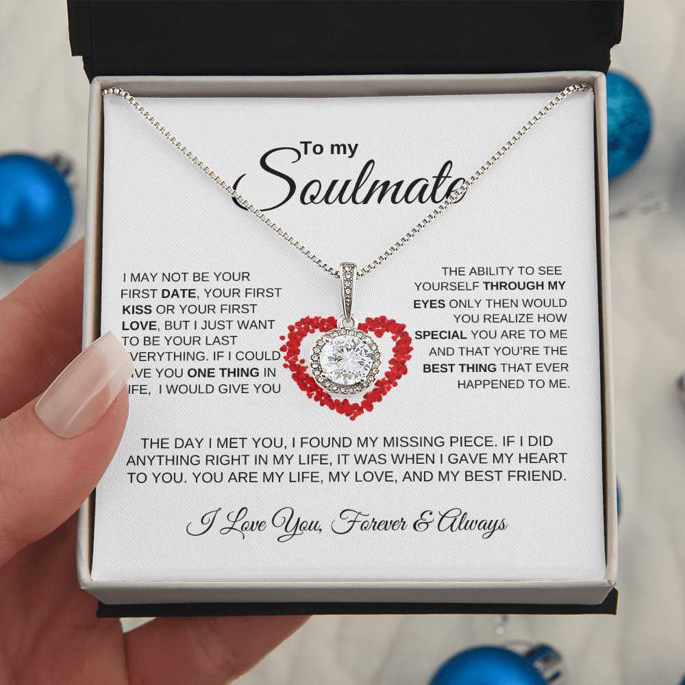 To My Soulmate "My Missing Piece" Eternal Hope Necklace